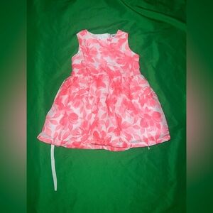 Carter's Pink Floral Kids Formal Dress size 3 Months